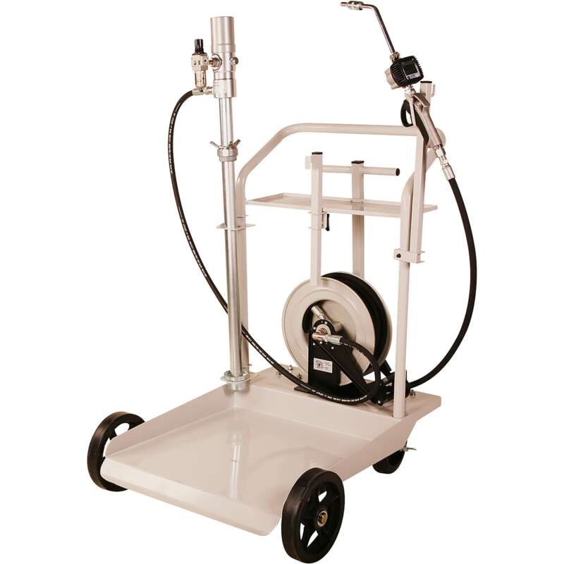 LiquiDynamics Air Operated Oil Transfer Cart 55 Gal Capacity