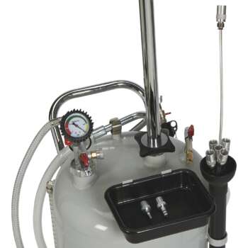 Roughneck 2 in 1 Air Operated Waste Oil Drainer 24 Gallon Tank