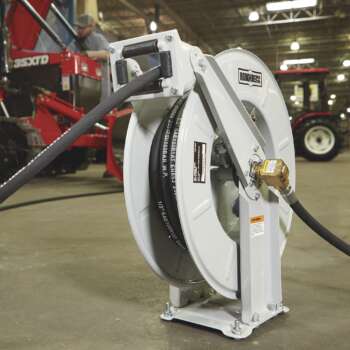Roughneck Heavy Duty Oil Hose Reel With 1/2in x 50ft Hose 2320 PSI