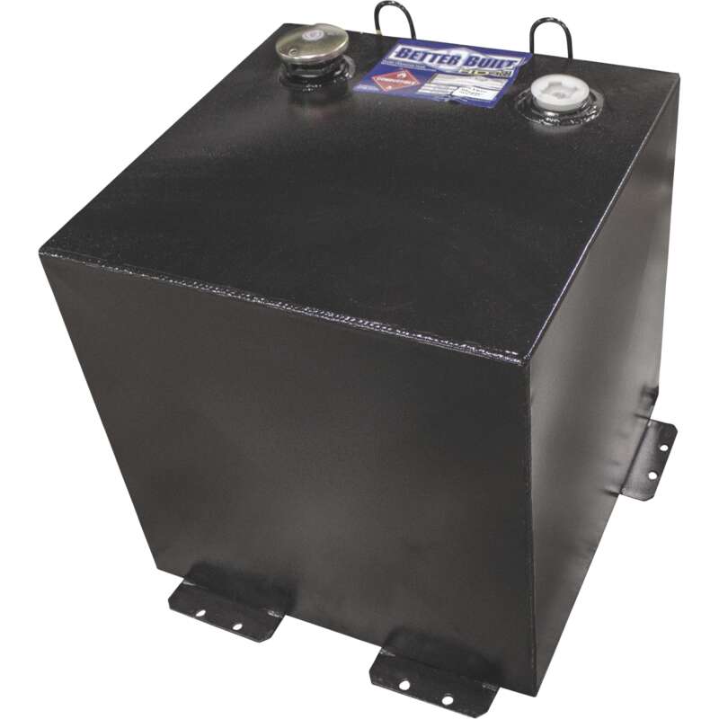 Better Built Steel Transfer Tank 50 Gallon Capacity Square Black 24in L x 24in W x 24in H