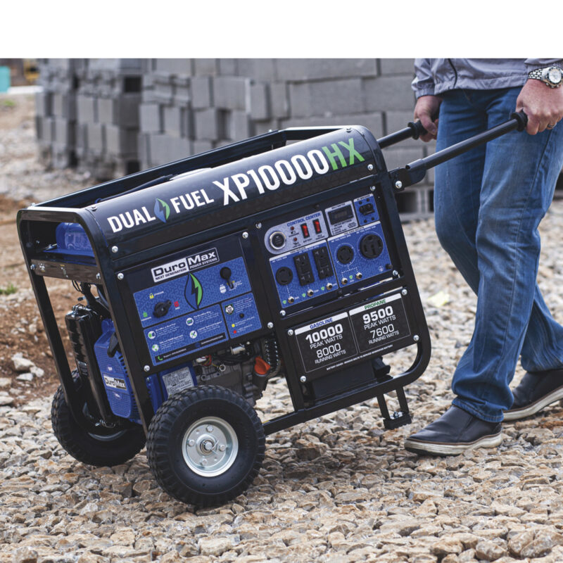 DuroMax Dual Fuel Generator with CO Alert 10,000 Surge Watts3