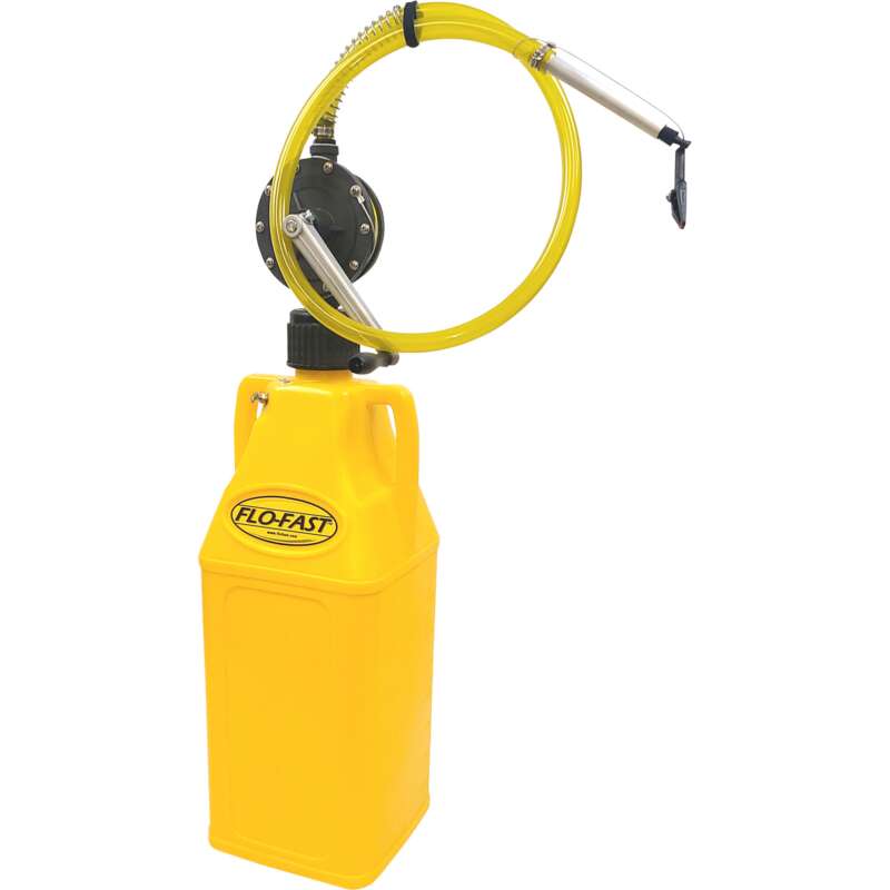 FLO FAST Container With Pump 10.5 Gallon Yellow For Diesel2