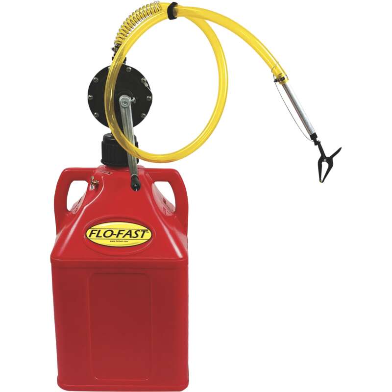 FLO FAST Container With Pump 15Gallon Red For Gasoline2