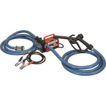 Fill Rite Diesel Fuel Transfer Pump with 8Ft Suction and Discharge Hoses 12 Volt 10 GPM