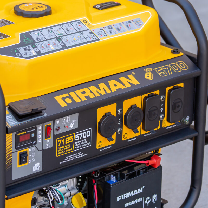 Firman Portable Generator, Surge Watts 71252