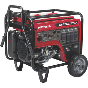 Honda EM6500S iAVR Series Portable Generator 6500 Surge Watts