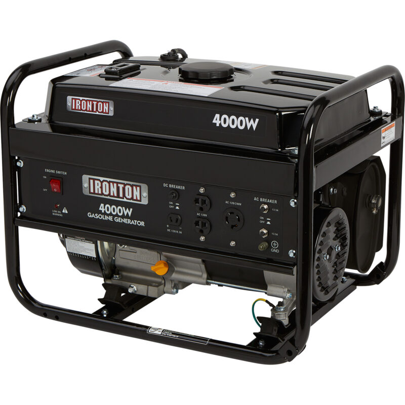 Ironton Portable Generator 4000 Surge Watts1