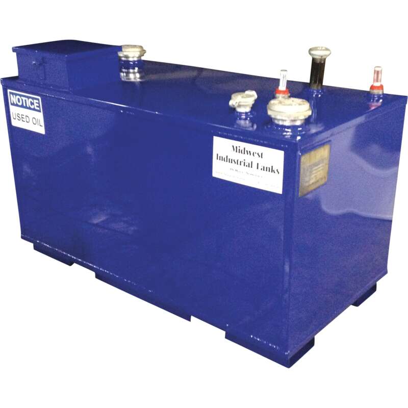 Midwest Industrial Tanks Waste Oil Tank 500Gallon