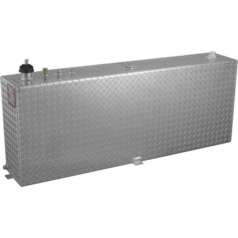 RDS Aluminum Transfer Fuel Tank 45Gallon Vertical Diamond Plate1