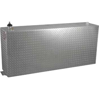 RDS Aluminum Transfer Fuel Tank 90 Gallon Vertical Diamond Plate