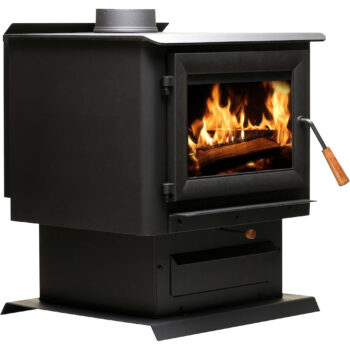 Vogelzang Plate Steel Wood Stove with Blower