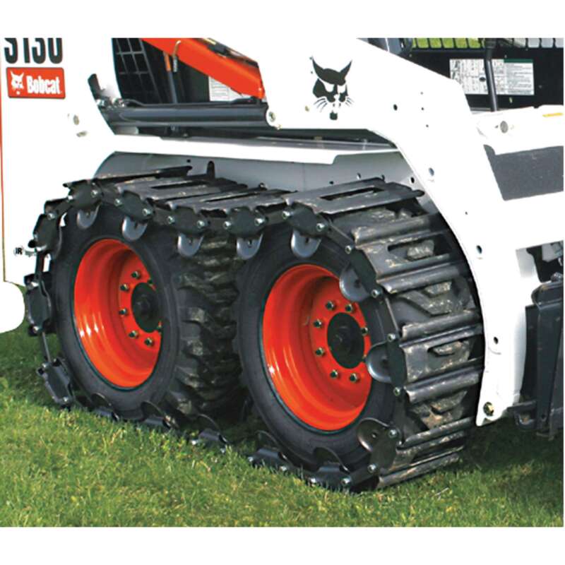 TracksPlus Steel Skid Steer Tracks for Bobcat 873 S220 S250 and S300 1 Pair