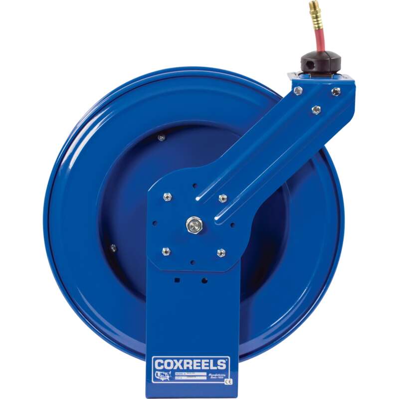 Coxreels T Series Supreme Duty Air Water Hose Reel With 3/4in x 75ft PVC Hose Max 300 PSI