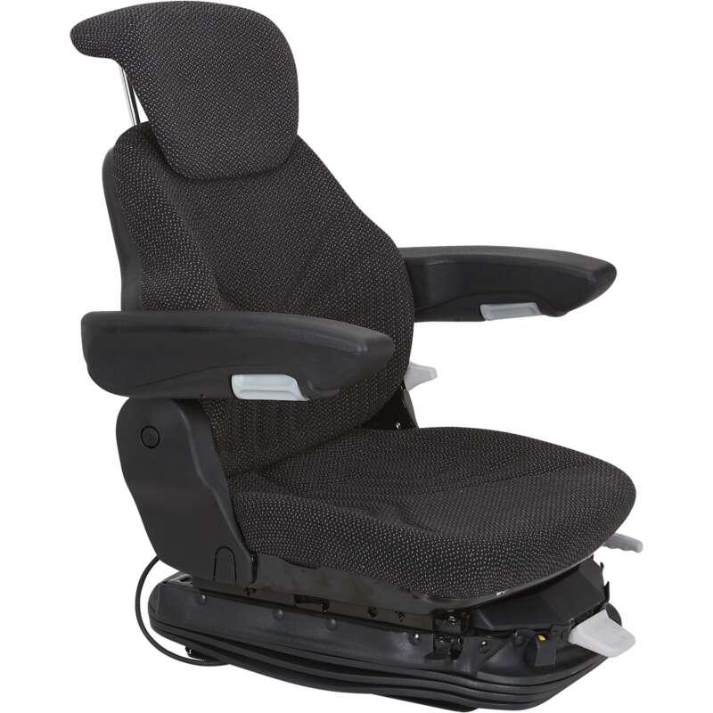 Original Grammer Multi Adjust Air Suspension Tractor Seat Black