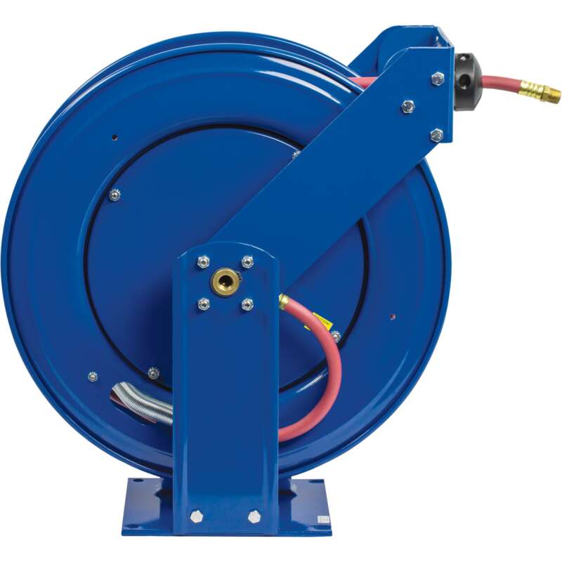 Coxreels Truck Series Maximum Duty Air Hose Reel With 3/8in x 50ft PVC Hose Max 300 PSI