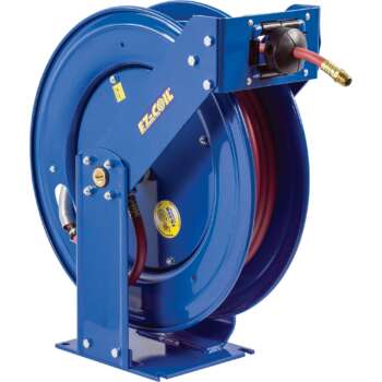 Coxreels Truck Series Hose Reel with EZ Coil With 1/2in x 75ft PVC Hose Max 300 PSI