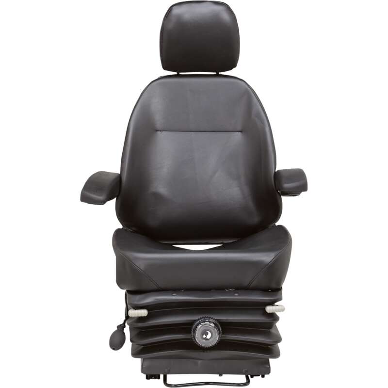 KAB 515 Vinyl Heavy Duty Mechanical Suspension Seat Black