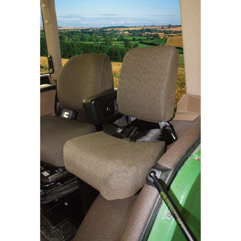 K & M Buddy Seat Trainer Seat for John Deere Tractors Brown