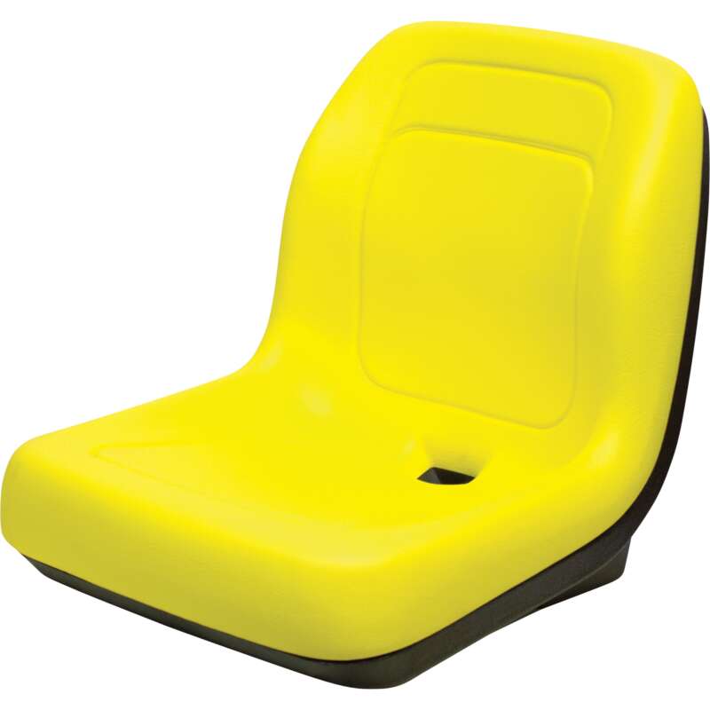 K & M Tractor Seat for John Deere Tractors Yellow For John Deere Tractors