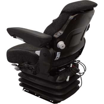 K&M Grammer MSG95/741 Tractor Seat with 12V Air Suspension Black