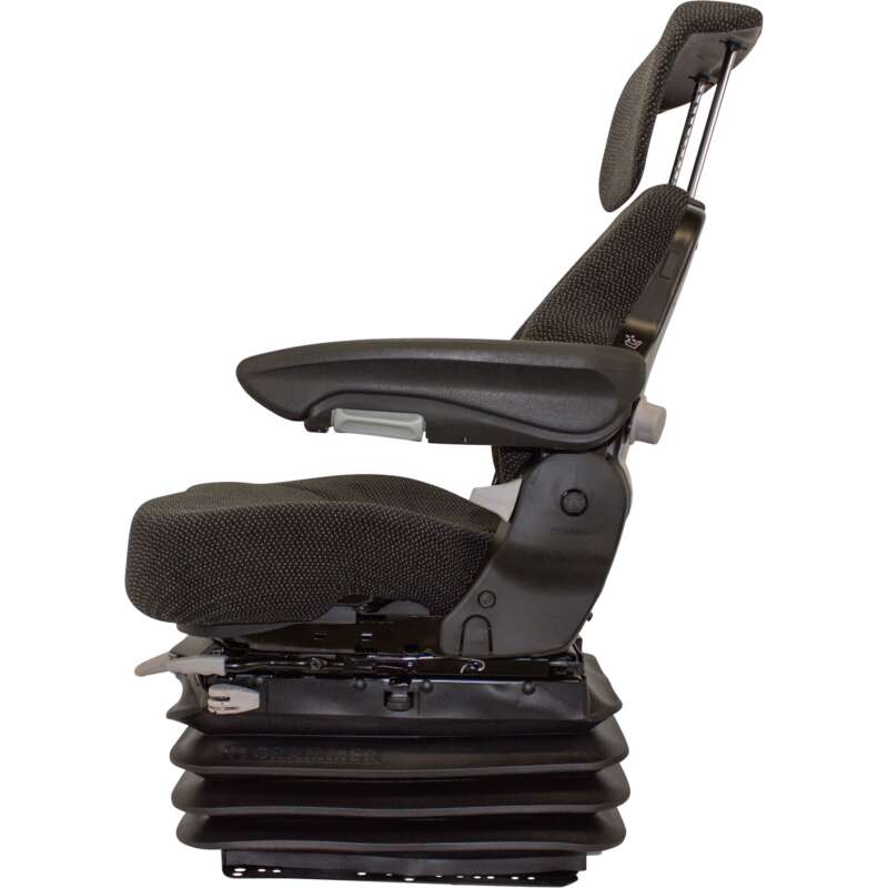 K&M Grammer MSG95/741 Tractor Seat with 12V Air Suspension Black