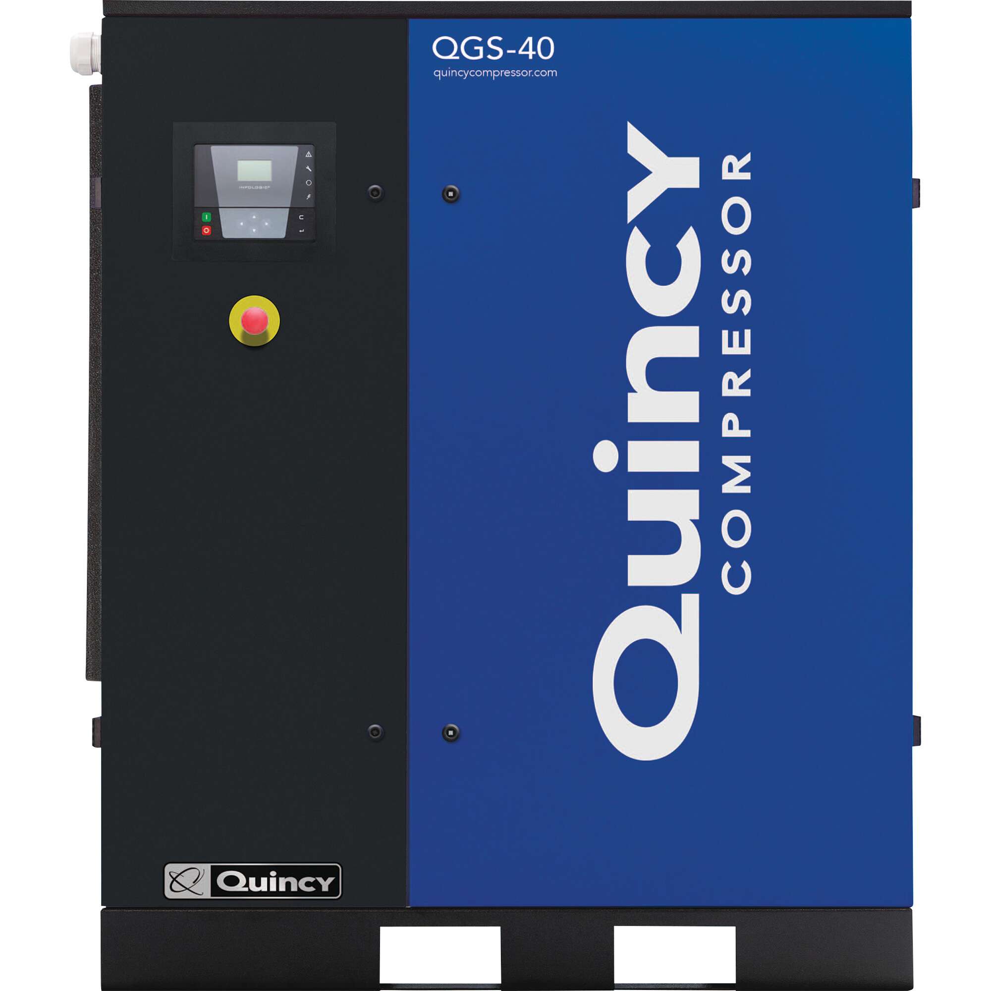 Quincy QGS Rotary Screw Air Compressor 40 HP 230 460 Volt 3 Phase 177 CFM No Tank