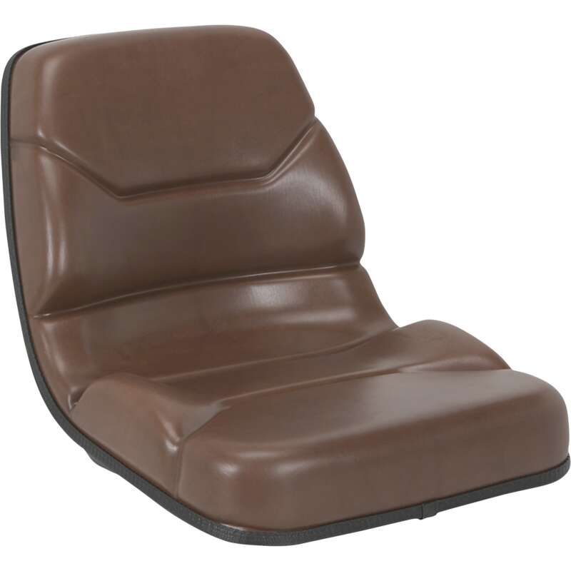Black Talon Molded Contour Highback Tractor Seat Brown