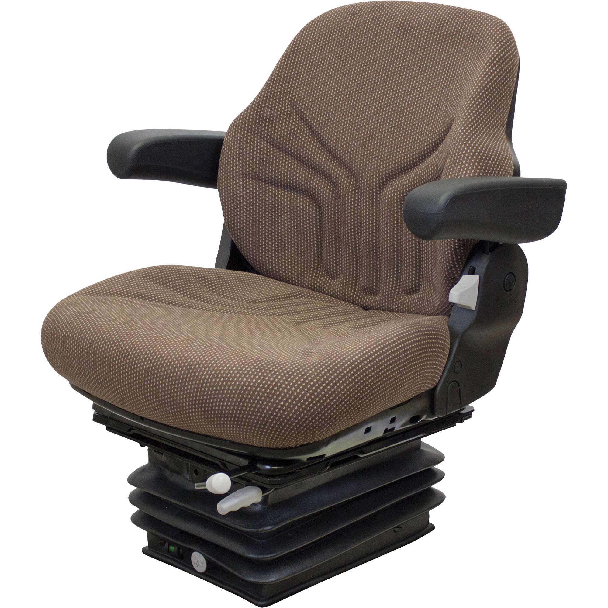 Grammer Brand John Deere Series Mechanical Reclining Seat and Air Suspension Combo Fits John Deere 30 55 Late Series 285Lb Capacity