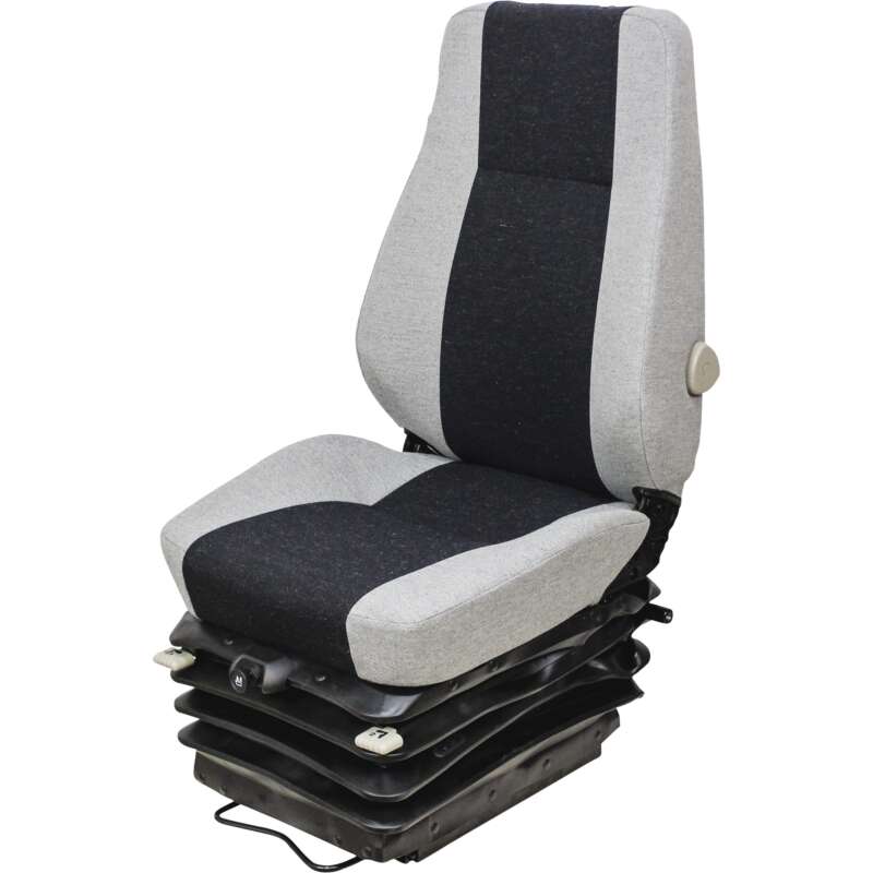 K&M Uni Pro KM 502 Seat with 12 Volt Air Suspension 330Lb Capacity Fabric