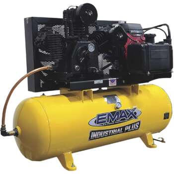 EMAX Industrial Plus Gas Powered 2Stage Air Compressor 24 HP Honda GX660 Engine 80Gallon Horizontal