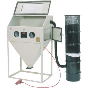 ALC Steel Abrasive Blasting Cabinet with LED Light Kit 36in