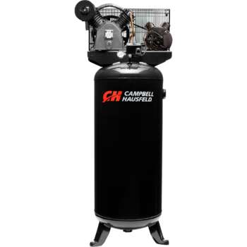 Campbell Hausfeld Electric Stationary Air Compressor 3.5 HP 230 Volt 1 Phase 60 Gallon Vertical