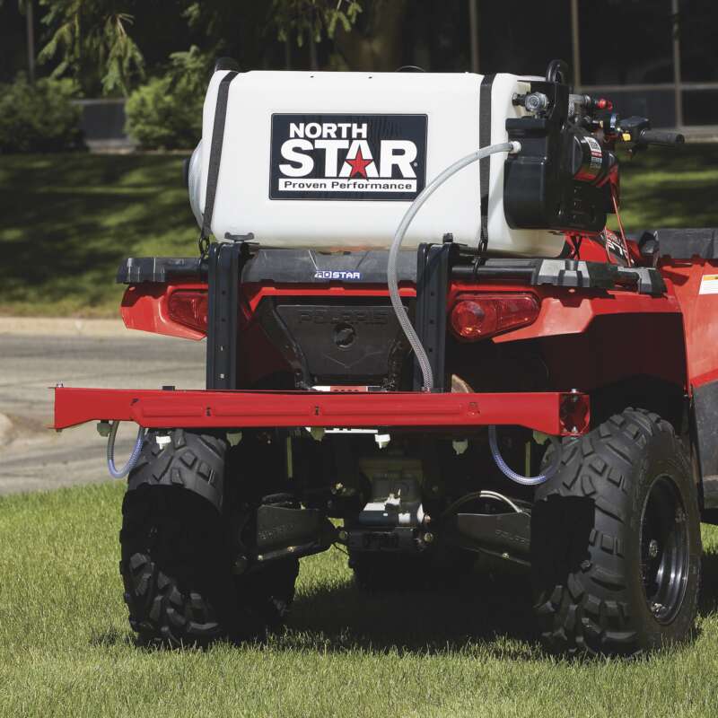 NorthStar High Flow ATV Broadcast and Spot Sprayer with Deluxe 7Nozzle Boom 26Gallon Capacity 5.5 GPM 12 Volts