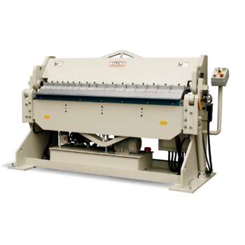 Baileigh 220 Volt Three Phase 45 Ton Horizontal Press Brake Max Bending Capacity Round 3268 in Max Material Gauge 8 Max Depth 7875 in