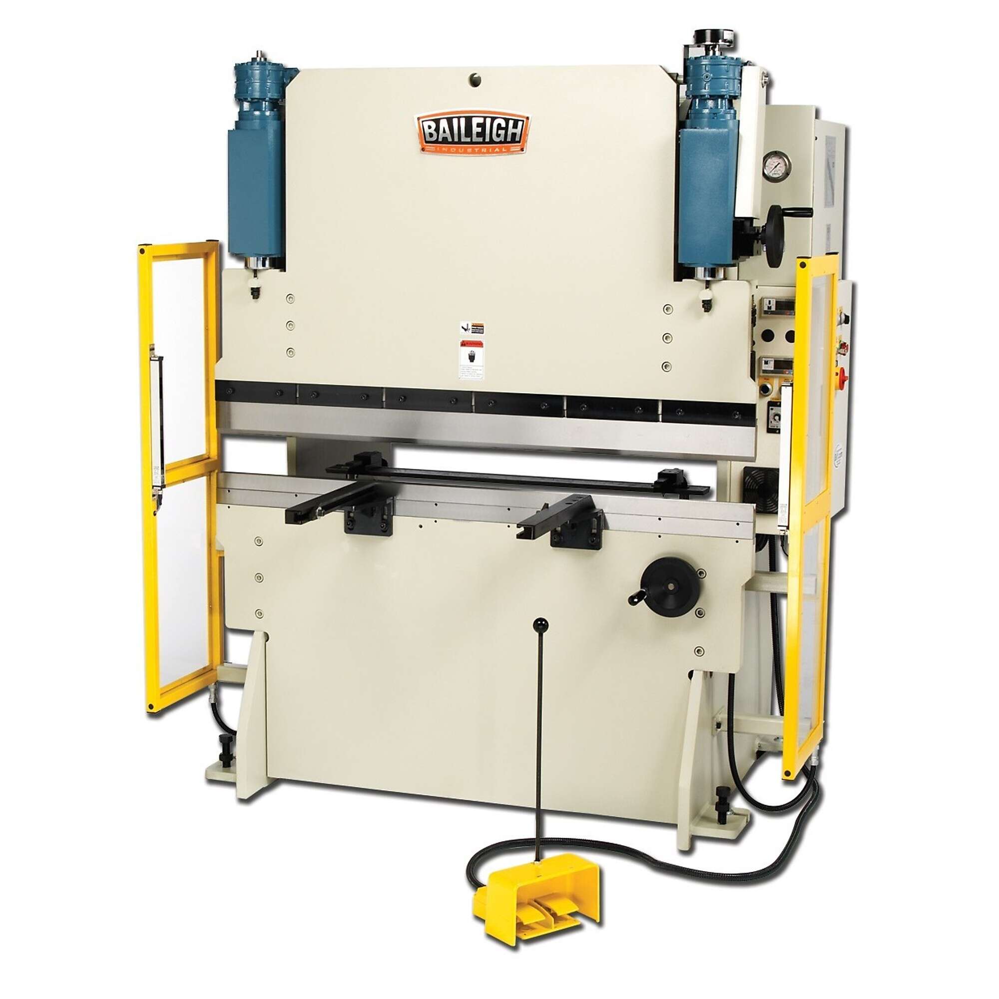 Baileigh 220V 3Phase 33 Ton Hydraulic Press Brake Distance Max Material Gauge 3 Max Depth 195 in Max Lift Height 984 in