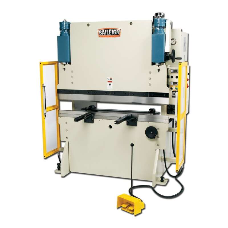Baileigh 220V 3Phase 50 Ton Hydraulic Press Brake Distance Max Material Gauge 10 Max Depth 787 in Max Lift Height 59