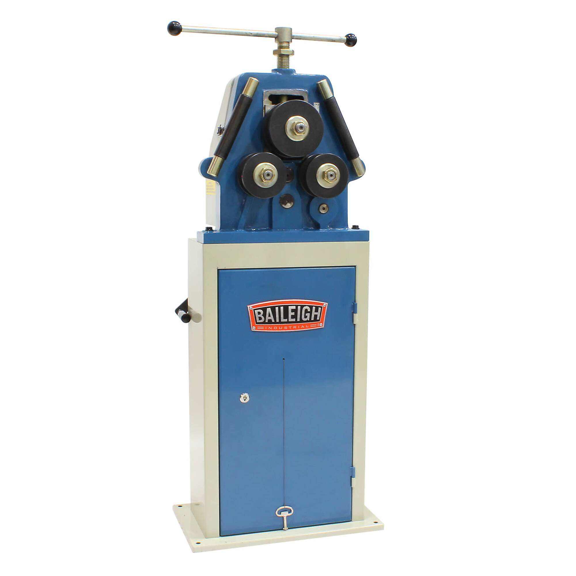 Baileigh Manually Powered R M10 Bending for profile and pi Max Bending Capacity Flat 196 in Max Bending Capacity Round 125 in Max Material Gauge 14 Model R M10