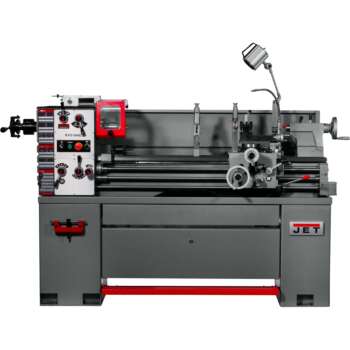JET 14in x 40in Electronic Variable-Speed Lathe with Acu Rite 203 DRO Taper Attachment and Collet Closer 3 HP 230 460VJET 14in x 40in Electronic Variable-Speed Lathe with Acu Rite 203 DRO Taper Attachment and Collet Closer 3 HP 230 460V