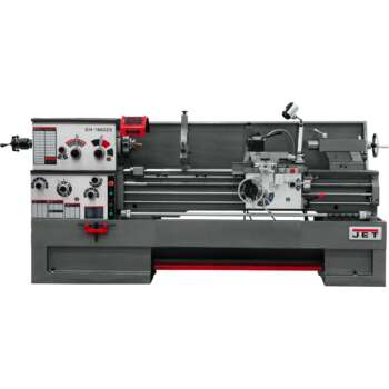JET ZX Series Large Spindle Bore Lathe with Taper Attachment and Collet Closer 16in x 60in