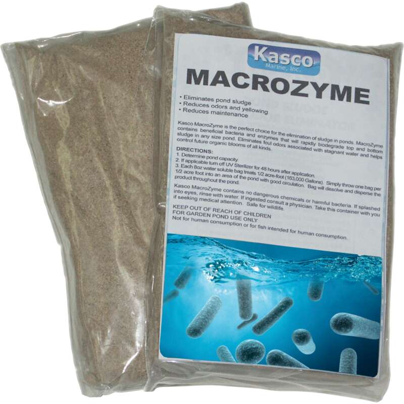 Kasco Marine Macro Zyme Pond Bacteria Case of 40 8 Oz Pks
