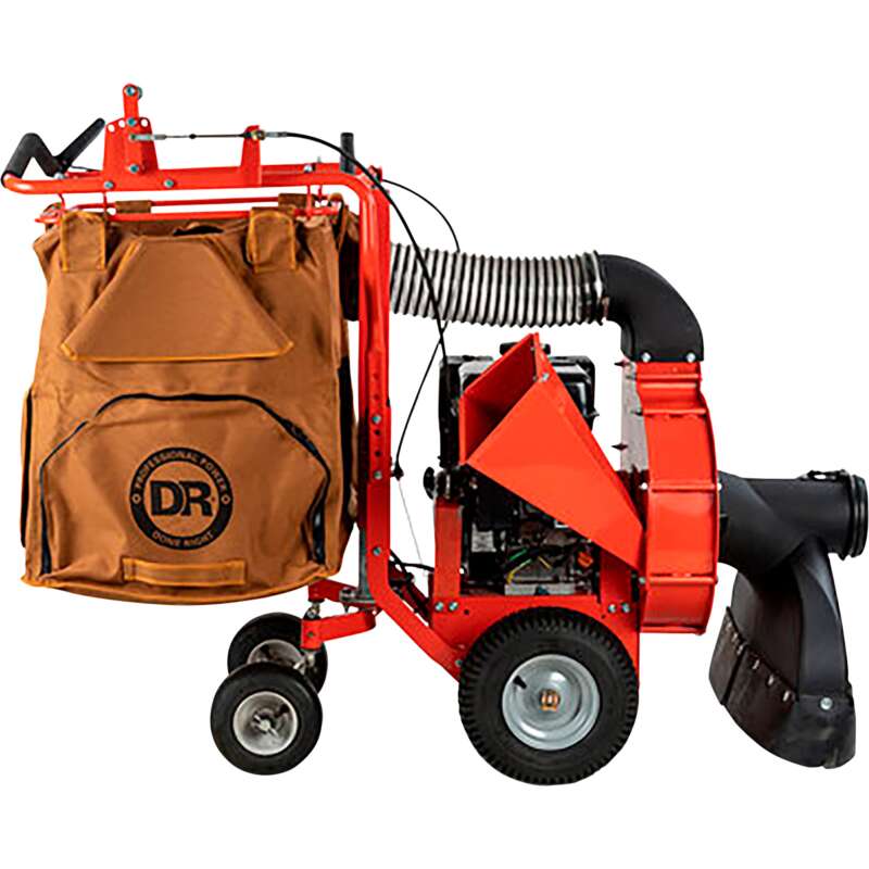 DR Power PRO SP Self Propelled Manual Start Leaf and Lawn Vac 34inW 9.2 HP
