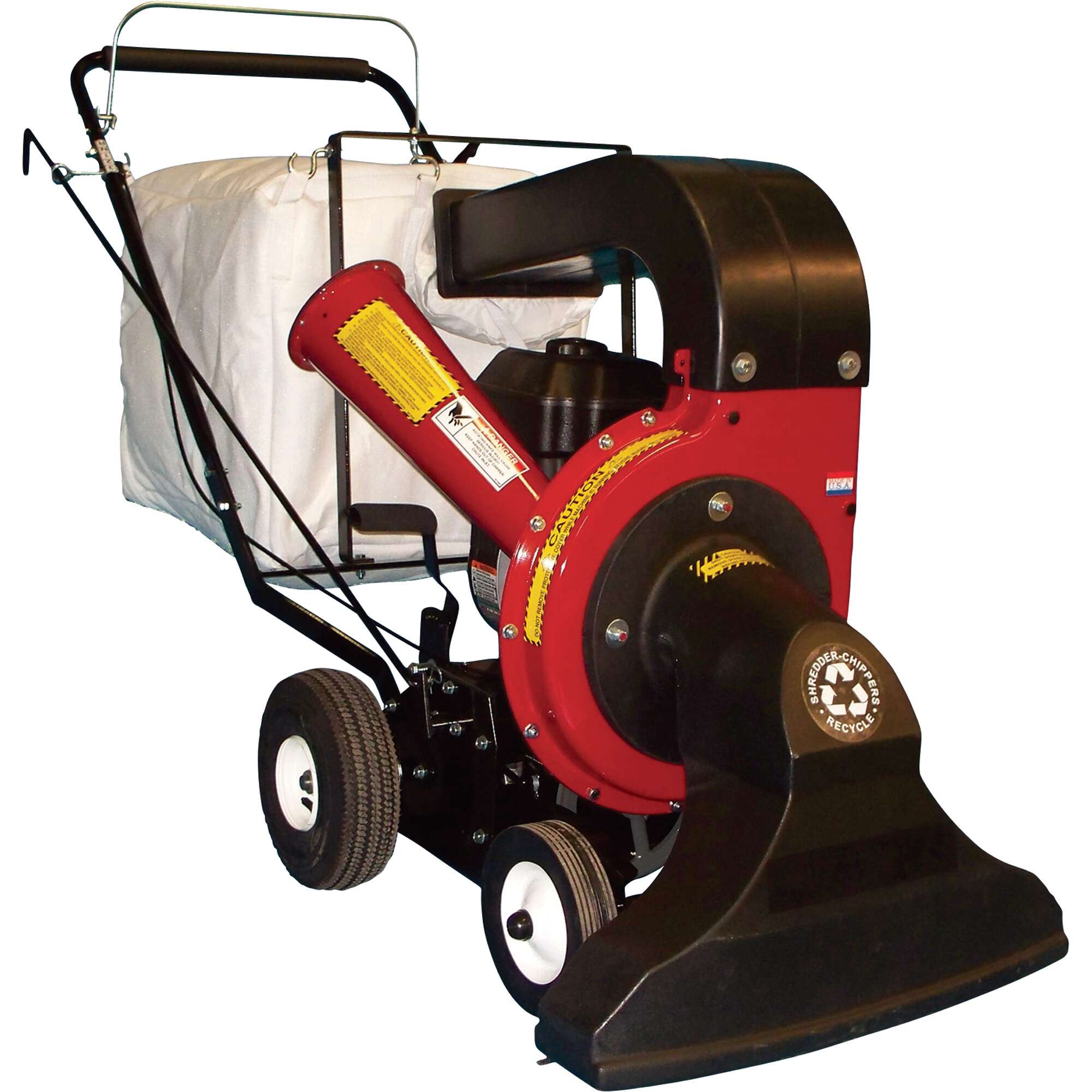 Merry Mac Walk Behind Vacuum Chipper Bagger 250cc Briggs & Stratton 1150 Series OHV Engine with Electric Start