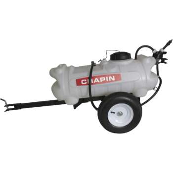 Chapin Ground Driven Tow Behind Trailer Sprayer 15 Gallon Capacity 40 PSI