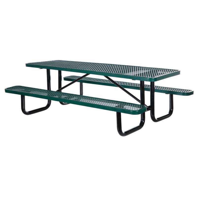 Vestil Picnic Table Table Shape Rectangle Primary Color Green Height 30.375 in