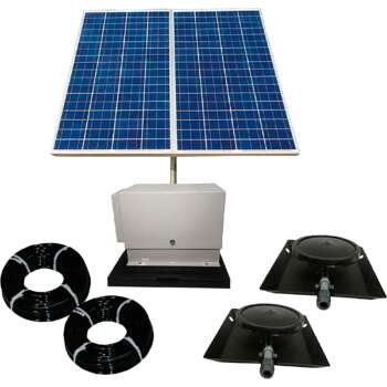 Aermaster Solar 3 Direct Drive Pond Aerator System 2.8 CFM 1 1/2 Acre Capacity