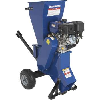 Powerhorse Wood Chipper Shredder 420cc Powerhorse OHV Engine 4in Chipping Capacity