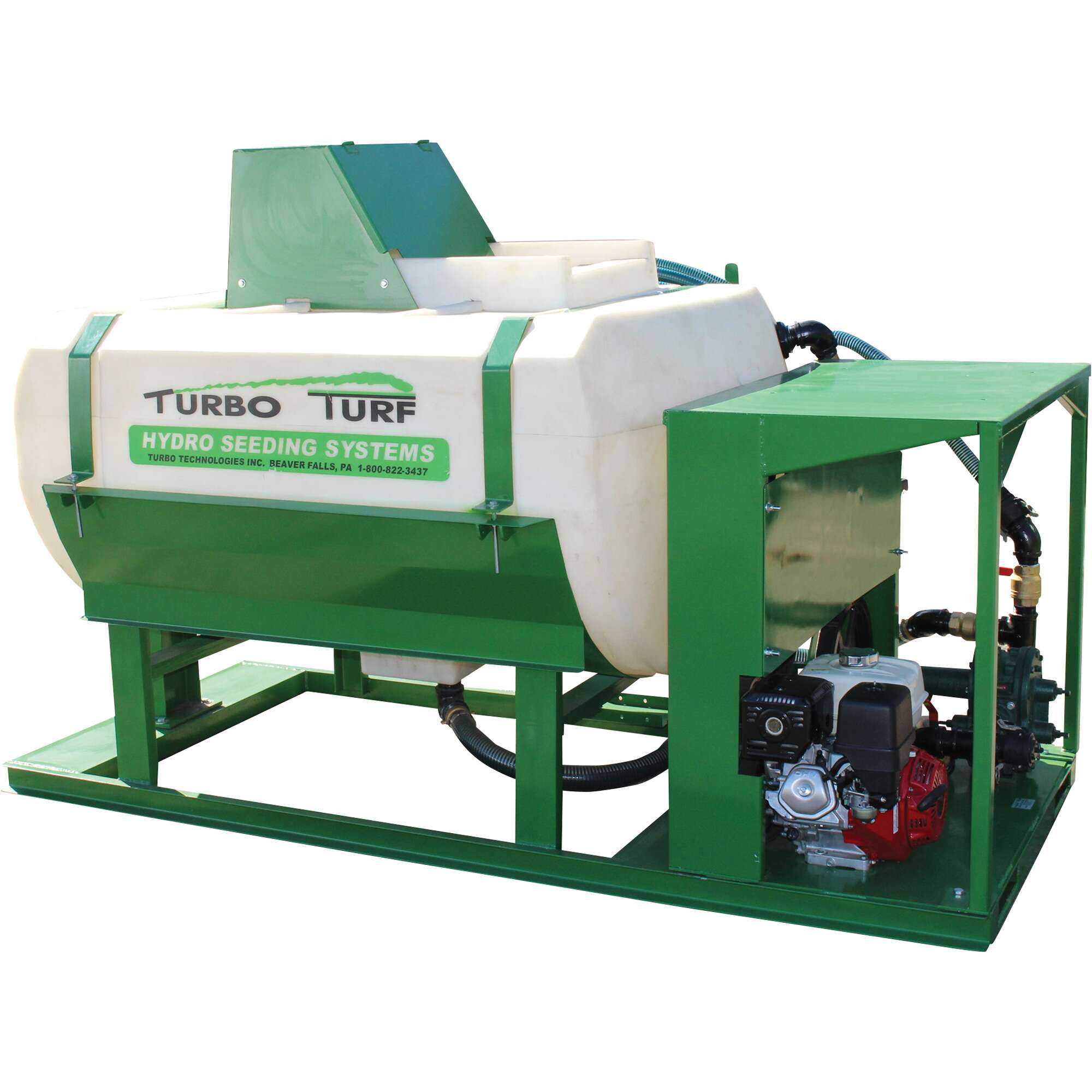Turbo Turf Paddle Agitated Hydroseeding Unit 400 Gallon Capacity