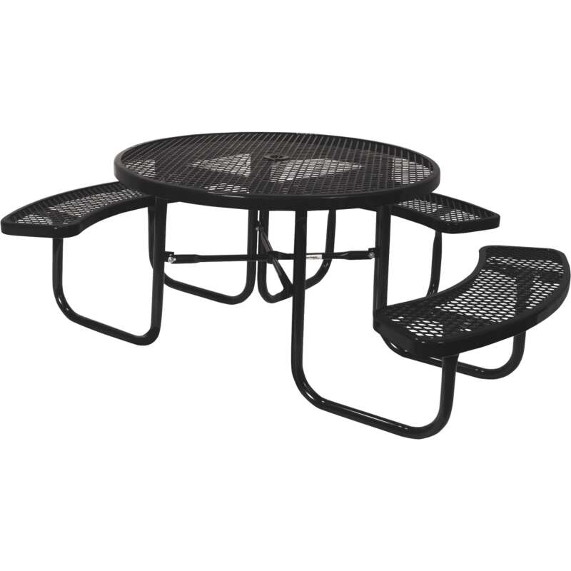 UltraSite 3 Seat 46in Diamond Pattern Round Picnic Table