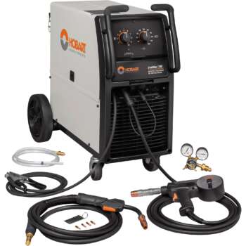 Hobart IronMan 240 Wire Feed MIG Welder with SpoolRunner 200 Spool Gun 240V 30 280 Amp Output