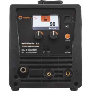Hobart Multi Handler 200 Multi Process Welder with Multi Voltage Plug and MIG Gun 120 240V 20 200 Amp Output